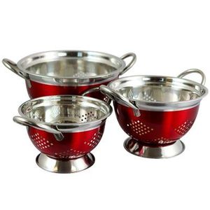 Large Stainless Steel <b>Colander</b> Basket For Washing Fresh Produce Pasta Noodles And Multipurpose Kitchen Straining Tasks - Product Image 1