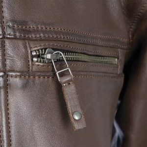 Nueva Chaqueta de Cuero para Hombre, Chaquetas de Motociclista de Cuero para Hombre, Chaquetas de Motociclista Nuevas de Alta Calidad - Product Image 5