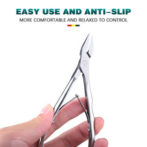 Nuevos Cortaúñas Profesionales de Acero Inoxidable y Alicates para Cutículas con Abertura de Mandíbula Ancha, Calidad Pakistaní para Eliminar Piel Muerta - Product Image 2