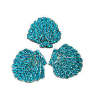 Modern Chic Beaded Glass <b>Drink</b> <b>Coasters</b> Heat Resistant Plastic for Wedding Decor Home Accent - Product Image 5