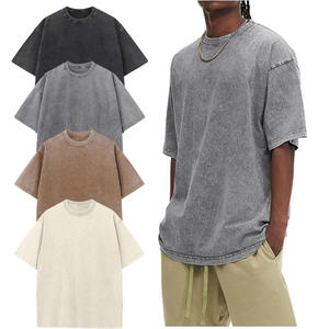 Nuevo Diseño de Moda, Tejido con Efecto Desgastado por el Sol, Estilo Urbano Holgado, Antiarrugas, Transpirable, Ecológico, de Secado Rápido, 100% Algodón - Product Image 3