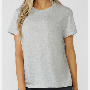 Camiseta Personalizada para Mujer, 100% Algodón, Manga Corta, Suave, Casual, Corte Regular, Cuello Redondo, Básica - Product Image 6