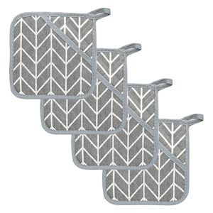 100% Cotton Digital Printed Oven Glove Mitt & <b>Pot</b> <b>Holder</b> Set OEM Manufacturer Wholesale - Product Image 4