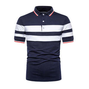 เสื้อกอล์ฟแฟชั่นใหม่ ผ้าฝ้าย 100% ขายส่ง เสื้อโปโลใหม่ เสื้อโปโลชาย แขนครึ่ง พร้อมปักลายพิมพ์ตามสั่ง - Product Image 2