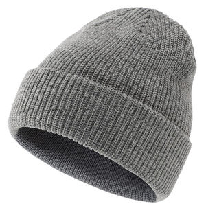 Gorro de Punto Unisex Five B de Color Sólido, 100% Acrílico, Gorro Cálido Informal de Invierno para Adultos, Circunferencia de Cabeza de 56-58 cm - Product Image 3