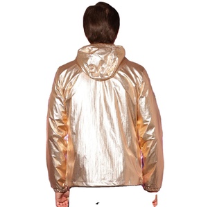 Chaqueta reflectante impermeable para hombre hecha directamente de fábrica, chaquetas reflectantes transpirables con cremallera y bolsillos - Product Image 6