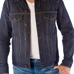 Reasonable Prices <b>Men</b> <b>Denim</b> <b>Jacket</b> For Outdoor Usage Casual And Outdoor Usage <b>Men</b> <b>Denim</b> <b>Jacket</b> In Solid Color - Product Image 5
