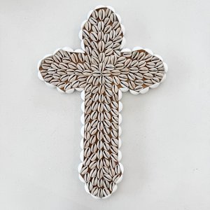 Cruz Sagrada de Concha Marina para Decoración del Hogar, Cruces Católicas de Concha Marina de Gran Calidad, Adorno Decorativo de Playa - Product Image 4