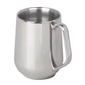 แก้วกาแฟทรงกระบอกทองเหลืองแท้ ดีไซน์เรียบหรู ทันสมัย ผิวขัดเงา จำหน่ายส่ง - Product Image 2