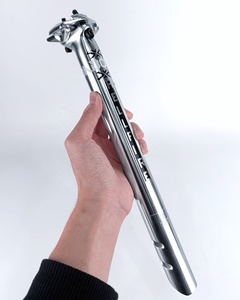 หลักอานจักรยานเสือภูเขา DABOMB MTB อลูมิเนียม 3D-Forged แบบชิ้นเดียว ขนาด 30.9/31.6 มม. ยาว 350 มม. แบบ 2 รูยึด 10 มม. ออฟเซ็ต น้ำหนักเบา - Product Image 3