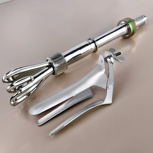 Spéculum vétérinaire Polanski de qualité supérieure, réutilisable, en acier inoxydable allemand, 35 cm, 2 lames, haute qualité Mahersi - Product Image 4