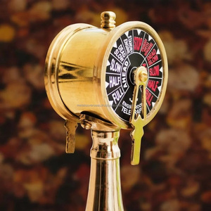 คันโยกควบคุมเครื่องยนต์เรือเดินสมุทรทำจากทองเหลืองขัดเงา สำหรับตกแต่งสไตล์วินเทจ - Product Image 2