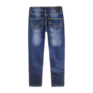 Pantalones Vaqueros Personalizados de Estilo Vintage para Hombre, Cintura Media, Corte Recto, 100% Algodón, Lavado Medio, Diseño con Bolsillos Traseros - Product Image 3