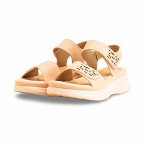 Sandale à talon formelle beige pour femme PU0511 - Product Image 3