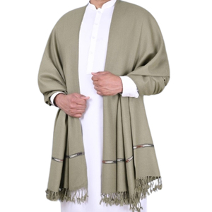 Chales de Cachemira 100% de Alta Calidad al por Mayor para Hombre, Color Sólido, Chales de Lana Tejidos para Invierno, Secado Rápido, Servicio OEM - Product Image 1