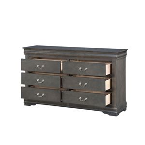 Commode Louis Philippe gris foncé - Product Image 5