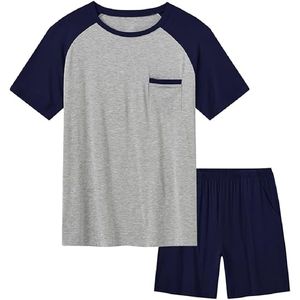 Men's Solid 100% Cotton Printed T-Shirt Shorts <b>Set</b> Wholesale Fashion Simple Breathable Comfortable <b>Knitted</b> for Summer - Product Image 6