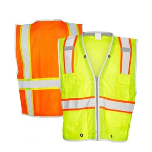 Chaleco de seguridad de alta visibilidad, parche de trabajo con bolsillo, chaleco reflectante Protector de seguridad - Product Image 1