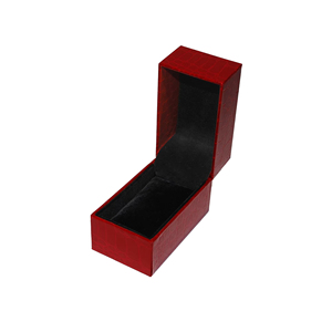 Boîte de rangement pour montres rectangulaire à motif crocodile avec intérieur en velours protecteur et design en carton 52x47x37mm - Product Image 1