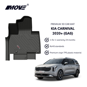 OEM de alta calidad TPE de ajuste personalizado para todas las estaciones del coche alfombrillas antideslizantes para el suelo del vehículo para Kia Carnival 2020 + - Product Image 2