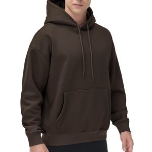 Sudaderas con capucha de algodón y tela cálida de alta calidad de peso pesado para hombre Sudaderas con capucha de hombre ultra suaves de manga larga de algodón 100% - Product Image 1