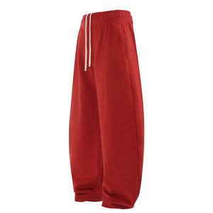 Pantalons de jogging sur mesure en gros pour les marques de streetwear américaines, en coton, coupe large, tailles S M L XL. - Product Image 2