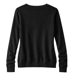 เสื้อสเวตเตอร์ถักคอวีสำหรับผู้หญิง เนื้อนุ่ม น้ำหนักเบา แขนยาว สวมใส่สบาย ดีไซน์หรูหรา แฟชั่นลำลอง เสื้อถักสำหรับฤดูหนาวและฤดูใบไม้ร่วง - Product Image 2