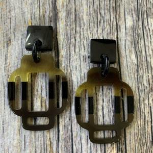 Gran oferta, Pendientes colgantes de cuerno de búfalo ecológicos de Vietnam, colgante de moda bonito, joyería artesanal - Product Image 3