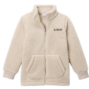 เสื้อสเวตเชิ้ตเด็กผู้ชาย/ลำลอง ดีไซน์สตรีทแวร์สุดเทรนดี้ สำหรับผู้ซื้อจำนวนมาก พร้อมซิปยาวและกระเป๋า ผลิตจากวัสดุเชอร์ปาคุณภาพสูง - Product Image 1