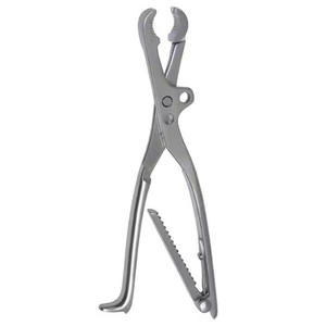 Pinza de sujeción de huesos Lambotte recta con trinquete, certificada CE ISO12853, con garantía de un año, de Grip Surgical - Product Image 1