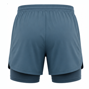 Ensemble de t-shirt et short de course athlétique pour hommes, vêtements de sport, entraînement en salle de sport, fitness, entraînement, maille légère, séchage rapide, respirant - Product Image 3