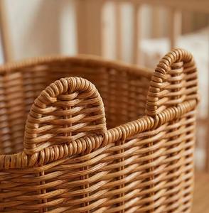 Panier en rotin en forme d'ours mignon, parfait pour le rangement de la chambre d'enfant, la décoration de la crèche et les cadeaux, fabriqué à la main en Inde - Product Image 4