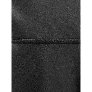 Mid Waist Simple <b>Legging</b> for Women Capri Full Length Soft 3/4 Tummy Control Crossover Waist Gym Pants <b>Pockets</b> 100% Cotton - Product Image 4