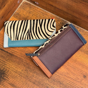 กระเป๋าคลัทช์หลากสีสำหรับผู้หญิงกระเป๋าสตางค์หนังรีไซเคิลพิมพ์ลายสัตว์ทันสมัยล่าสุด - Product Image 5