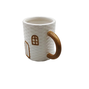 แก้วกาแฟเซรามิค ลายบ้าน ดีไซน์สวย ผิวด้าน สำหรับใช้ในบ้าน - Product Image 2