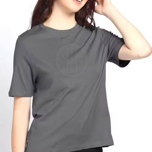 เสื้อยืดผ้าฝ้ายลำลองสำหรับผู้หญิงเสื้อยืดผู้หญิงผ้านิ่มสวมใส่สบายทุกวันผ้าคอตตอนพรีเมียมแฟชั่น - Product Image 5