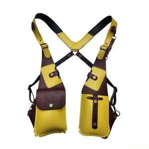 FAZMAX Oxford Tactical Harness Bag Unisex Shoulder <b>Sling</b> <b>Backpack</b> Genuine Leather Lining Zipper Detachable Strap - Product Image 2