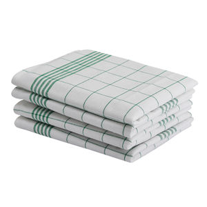 Serviettes de cuisine carrées/rectangulaires 100% coton écologiques, résistantes aux enfants, à séchage rapide, lavables en machine, à motif à carreaux - Product Image 3