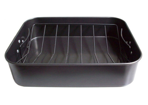 Modern Roasting <b>Pan</b> For Convenient Family Cooking With Spacious Stainless Steel Design Comfortable Heat Resistant Handles - Product Image 5