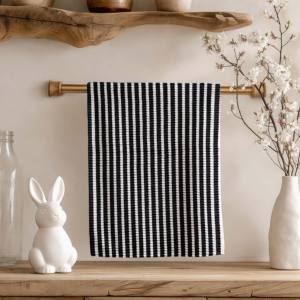 Paño de Cocina de Algodón Terry, Buena Absorbencia, Teñido con Hilo, Rayas, de la India, para una Hermosa Cocina - Product Image 1