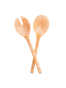 Ensemble de cuillères à salade en résine écologique personnalisées uniques et modernes, faites à la main, lavables au lave-vaisselle, FAIZA CRAFT, utilisables au micro-ondes - Product Image 4