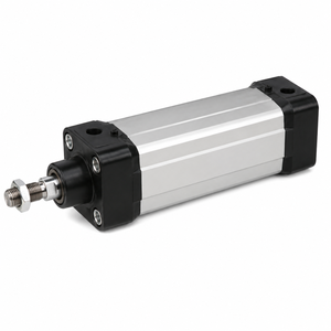 Cilindro Neumático de Aluminio de Doble Acción para Taller CNC, Actuador de Pistón Estándar con Superficie Anodizada, Gujarat, para Automatización - Product Image 1