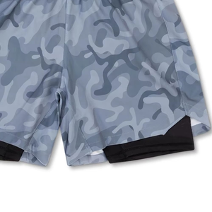 2026 <b>Men's</b> Camouflage <b>Razers</b> Impex Front Logo 2-in-1 Shorts Knee-Length Elastic Waist Quick Dry Sporty 100% Polyester - Product Image 6