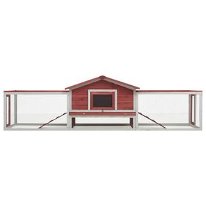 Conejera Roja y Blanca para Mascotas, Elegantes Casas y Muebles para Mascotas - Product Image 3