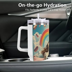 Custom <b>Insulated</b> <b>Cup</b> 40oz Stainless Steel Tumbler For Music Festival Concert Merchandise - Product Image 3