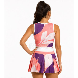 Uniforme de cheerleading pour adultes de haute qualité avec un matériau flexible 100% polyester pour une performance active - Product Image 2