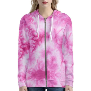 เสื้อฮู้ดดี้ผู้หญิงทรงหลวม แขนยาว ผ้าพรีเมียม สีสันสดใส ไม่ซีดจาง ลายมัดย้อม แบรนด์ Solid Trader Gorgeous Vibrant Shades - Product Image 1