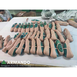 Disponible - Chaussons de danse en cuir souple pour filles Econ, couleur rose, pour toutes les saisons, semelle pleine - Product Image 6