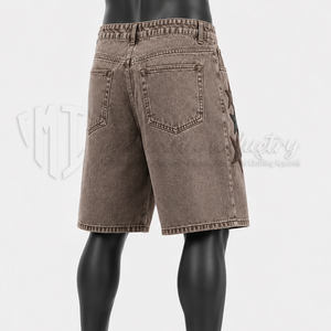 Shorts en jean baggy personnalisés pour hommes, style streetwear - Product Image 5