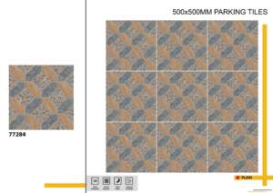กระเบื้องปูพื้นกลางแจ้งแบบมีพื้นผิวกันลื่น ขนาด 20x20 นิ้ว เพื่อความปลอดภัยในการเคลื่อนที่ของยานพาหนะและคนเดินเท้าบนพื้นผิวภายนอก - Product Image 2